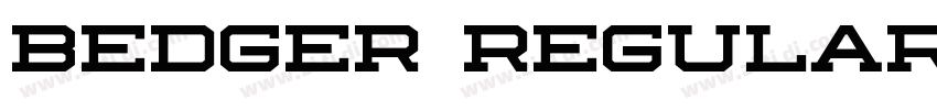 Bedger Regular字体转换